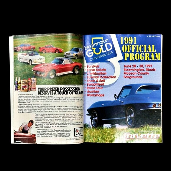 CORVETTE Fever Magazine July 1991 Americas Star Spangled Sportscar Bloomington - Picture 3 of 5
